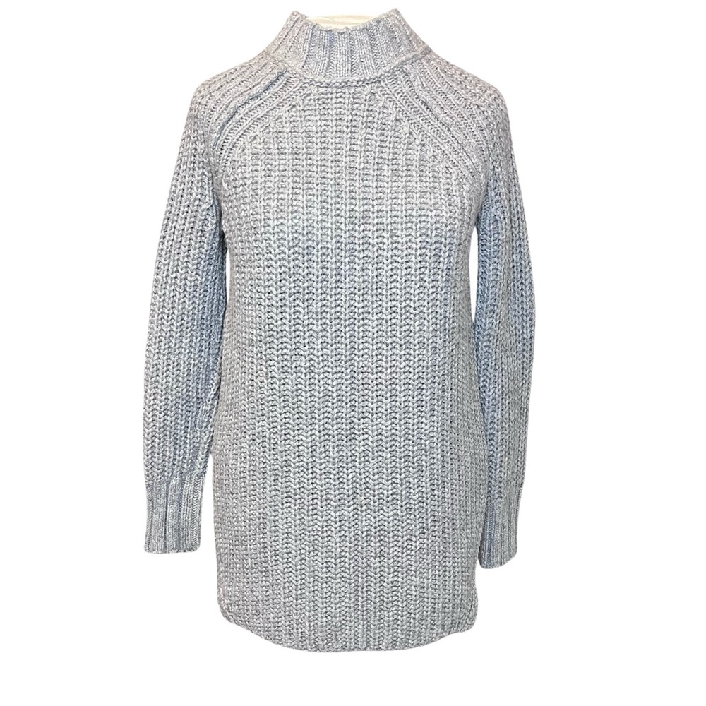 Ruff Hewn Gray Knit Tunic Sweater Size S Wool Blend